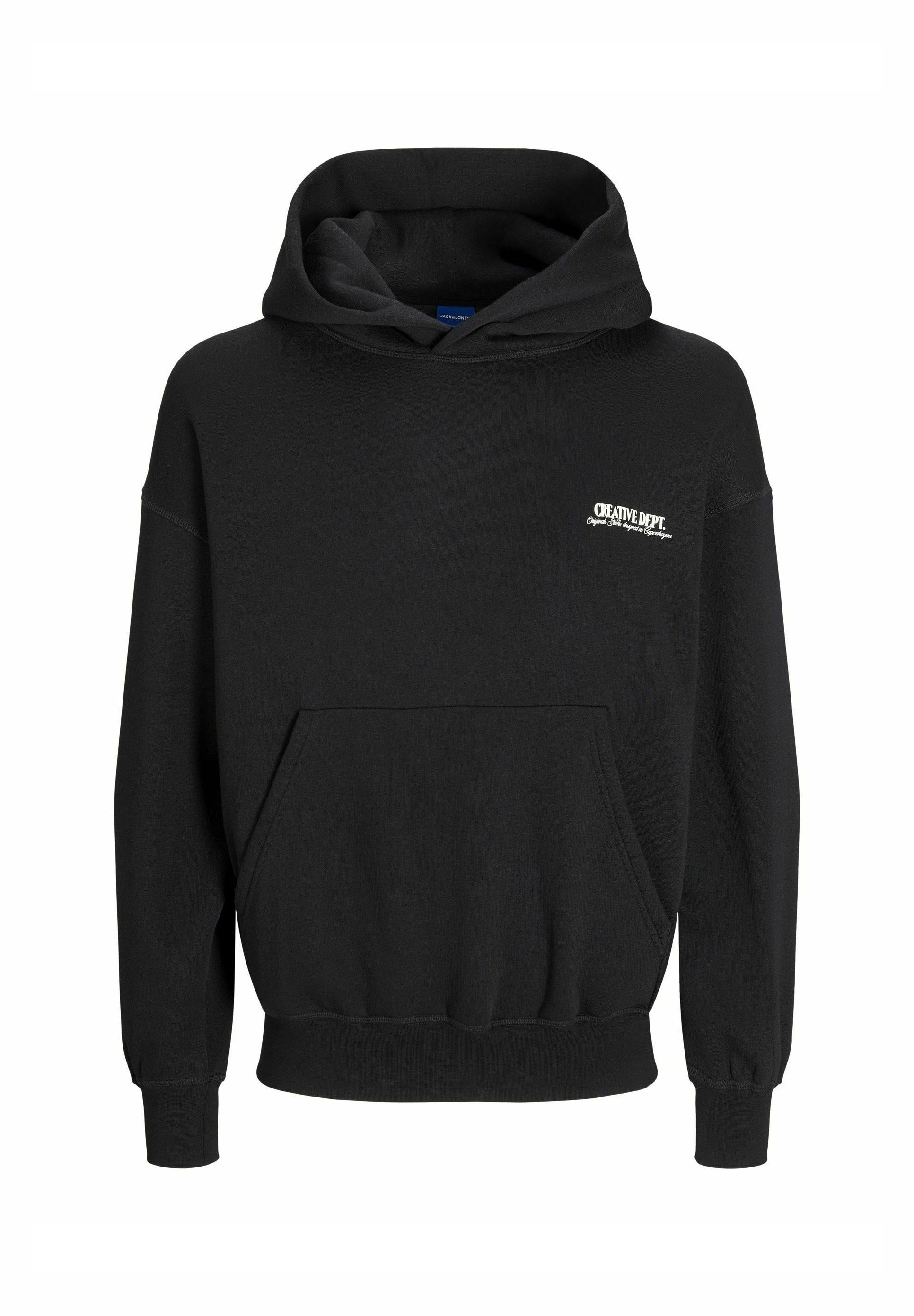 Jack & Jones JORROXBURY BACK - Hoodie - black - Zalando