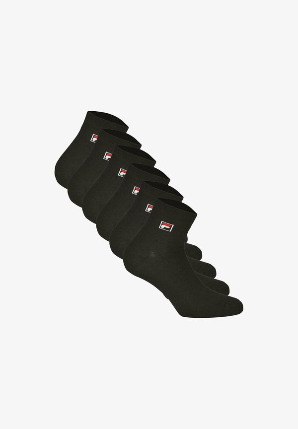 QUARTER UNISEX 6 PAAR - LOGO-BUND - Socks - schwarz