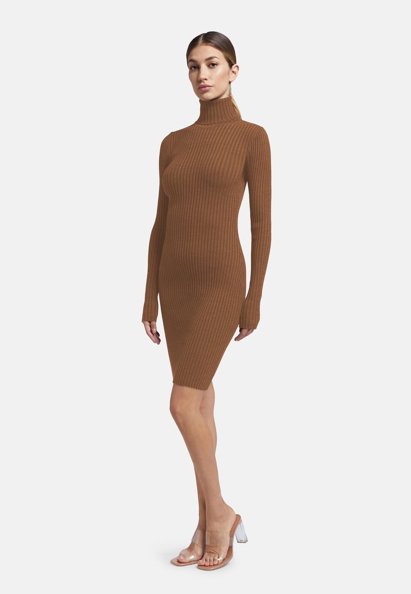 Wolford MERINO RIB - Strickkleid - autumn leaf