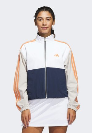 BEYOND COLOR BLOCK TWISTWEAVE FULL ZIP - Chaqueta de entrenamiento - collegiate navy