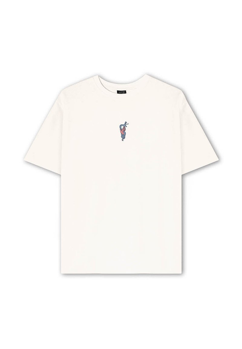 Kaotiko T-shirt print crème