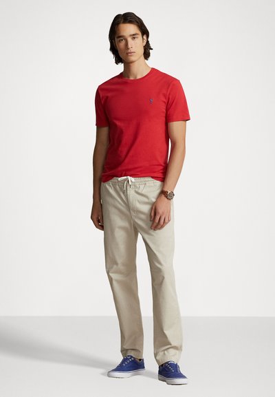 Polo Ralph Lauren CUSTOM SLIM FIT JERSEY CREWNECK T-SHIRT - T-shirt basique - post red
