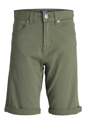 Jack & Jones Junior JPSTRICK DYLAN ORIGINAL - Τζιν σορτς - deep lichen green
