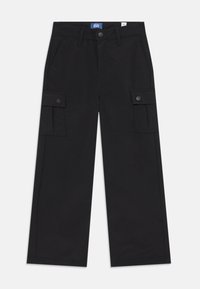 Jack & Jones Junior JPSTKARL KURTIS SNAP TECH - Cargo trousers - black