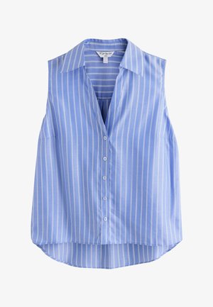 Next, REGULAR FIT - SOFT RELAXED SLEEVELESS SHIRT . - Top - blue white stripe