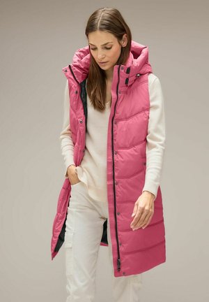 Street One LANGE STEPP - Waistcoat - pink