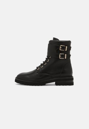 CHAIN ROAD - Bottines à lacets - black