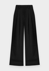 GINGHAM GOLIATH PANT - Trousers - black