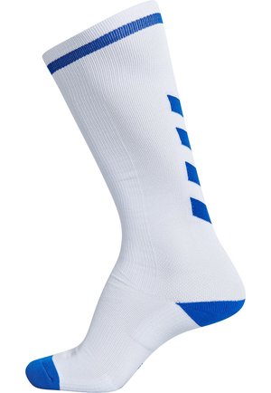 ELITE INDOOR - Chaussettes hautes - white/true blue