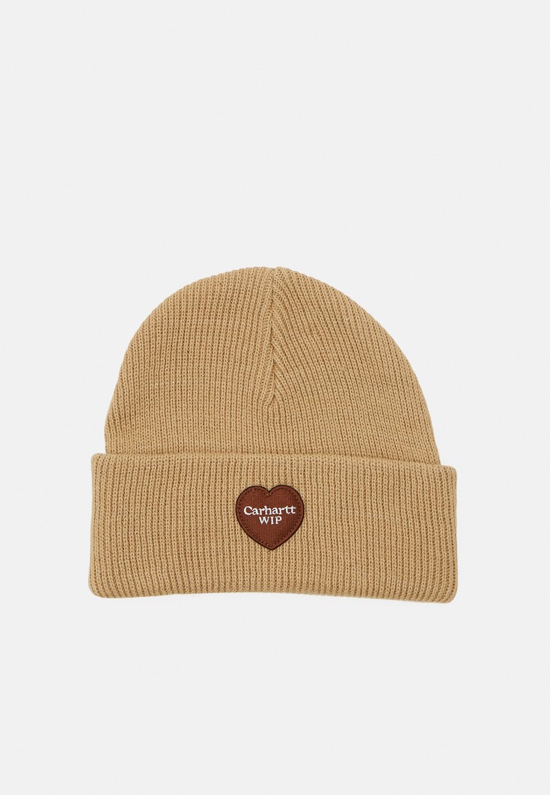 Carhartt WIP HEART PATCH BEANIE UNISEX Beanie dusty brown/light
