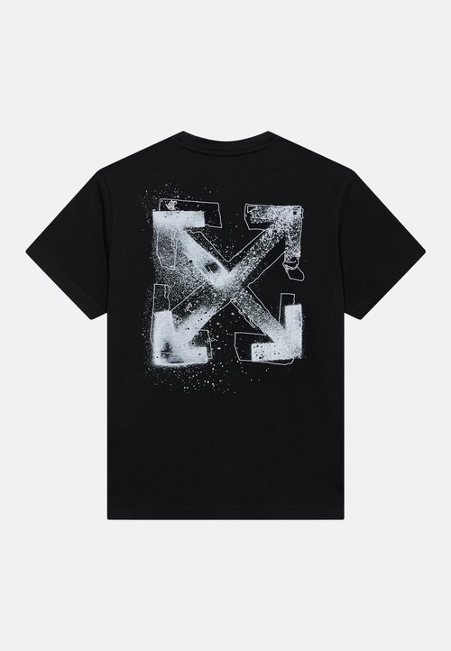 Off-White ARROW SPRAY TEE UNISEX - Print T-shirt - black — foto 2