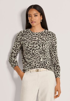 MADELEINE, Strickpullover - pearl white   brown