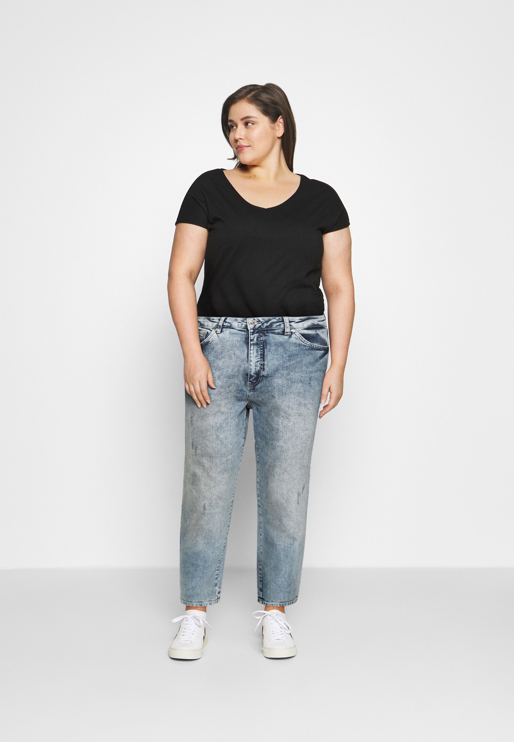 Womens VERO MODA Jeans | VMBRENDA HIGH WAISTED MOM JEANS Blue / Medium Blue  Denim « Keepingitsober