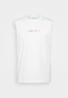 MUSCLE TANK PRIDE 100% COTTON TEE - Nachtwäsche Shirt - white