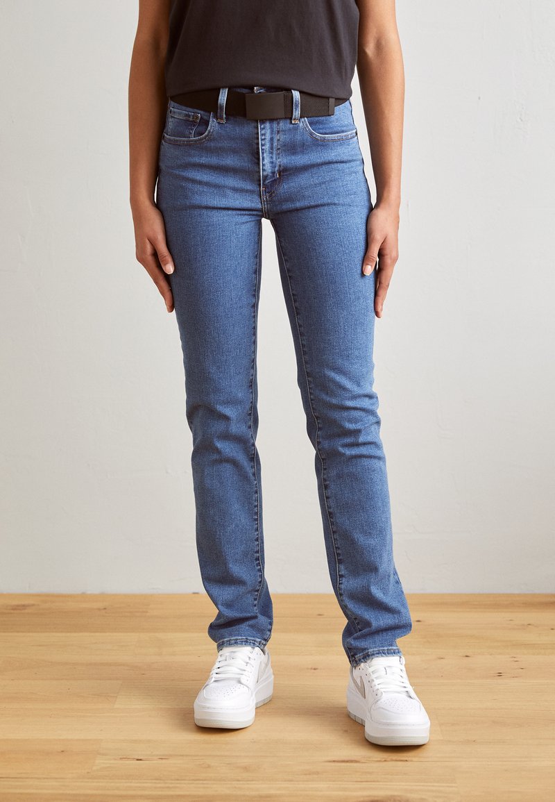 Levi's® 724™ HIGH RISE STRAIGHT - Straight leg jeans - blue denim, blue ...