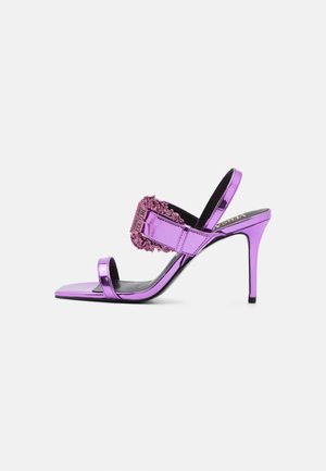 Versace Jeans Couture, Sandales à talons hauts - lilac