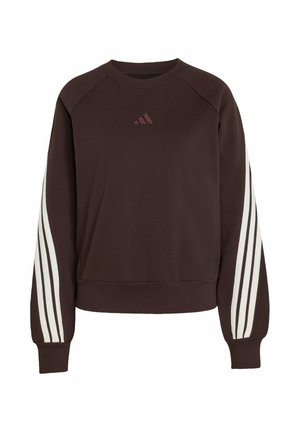 adidas Sportswear, ADIDAS SPORTSWEAR ADIDAS KIT 3-STRIPES SWEATSHIRT - Sportska majica - aurora coffee/off white off white