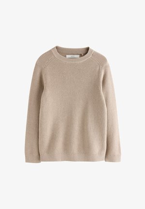Next, CREW NECK KNITTED JUMPER. - REGULAR FIT - Trui - neutral