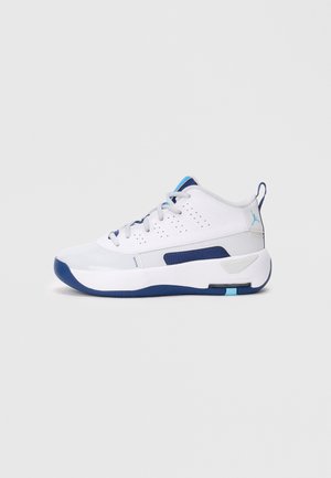 MAX AURA 7 UNISEX - Vysoké tenisky - white/pure platinum-coloured/blue chill/blue void/photo blue/hot lava