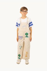 TINYCOTTONS - ARTSY TREE DUNGAREE UNISEX - Dungarees - vanilla Thumbnail Image 1