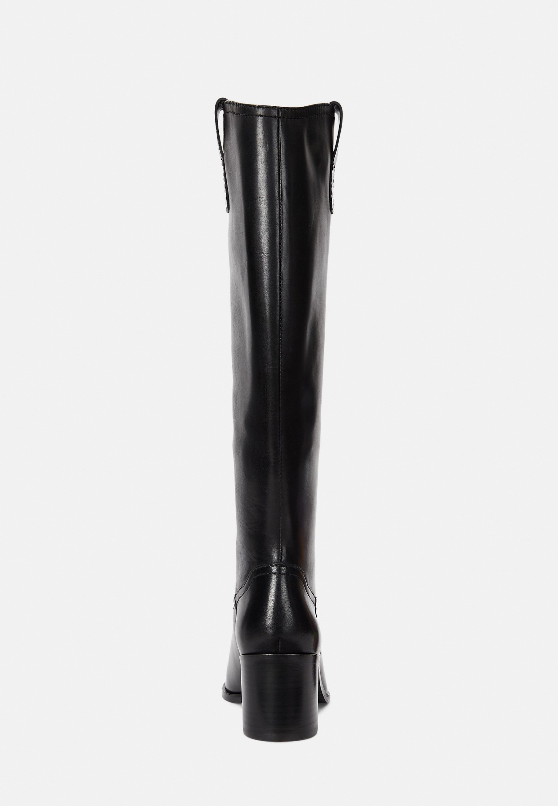Lauren Ralph Lauren CARLA BURNISHED LEATHER RIDING BOOT