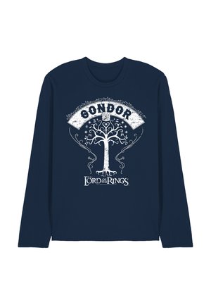 Cotton Soul, LORD OF THE RINGS TREE OF GONDOR - Langarmshirt - dark blue