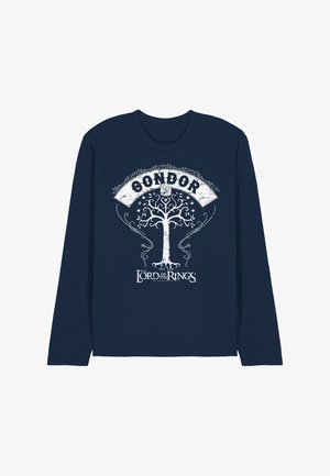 Cotton Soul, LORD OF THE RINGS TREE OF GONDOR - Langarmshirt - dark blue