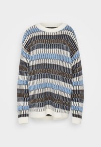 VMTIFFANY O NECK  - Pulover - birch/chocolate torte/allure