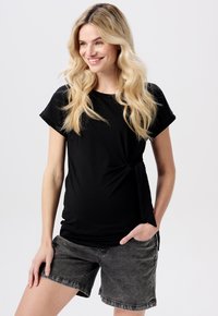 Noppies - JANET - T-shirt basic - black Miniatuurafbeelding 1