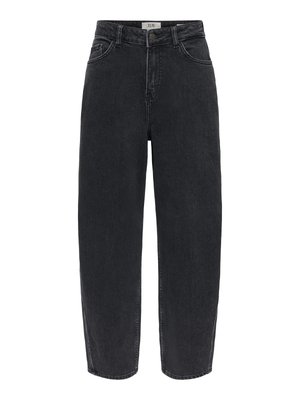 JDY, BALLOON FIT JEANS JDYSUSIE MID WAIST WIDE LEG FIT JEANS - Pernera ancha - black denim