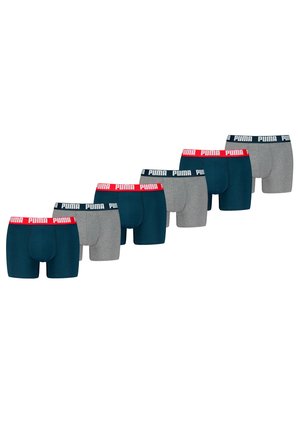 6ER PACK - Boxer Briefs - navy   grey melange