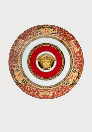 SERVICE PLATE 33 CM - Lėkštė - red/black/white