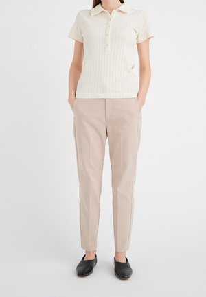 Pantalon classique - mottled beige
