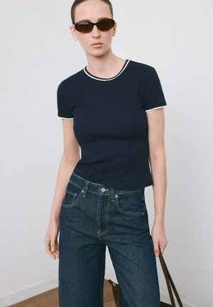 Mango, T-shirt basic - royal blue
