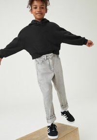 Next CROPPED - Felpa con cappuccio - black