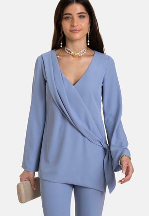 CRUZADA - Chaqueta fina - azul claro