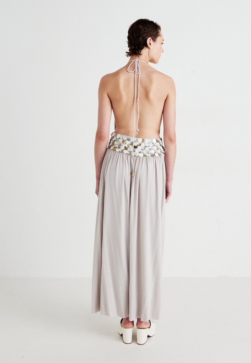 Jaded London PLUNGE BELT DRESS - Jersey dress - beige - Zalando