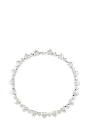PUFFY HEARTS - Collier - silver-coloured