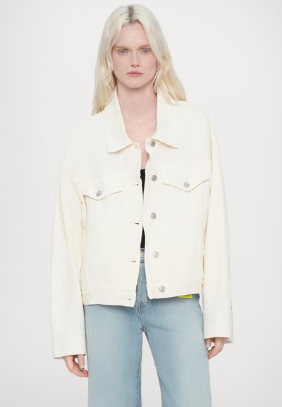 RE/DONE MID RISE PALAZZO - Široke kavbojke - blue denim