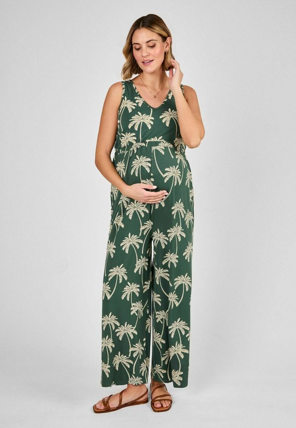PALM WIDE LEG  - Jumpsuit - khaki