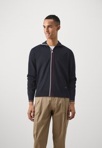 Tommy Hilfiger ZIP THROUGH - Cardigan - desert sky