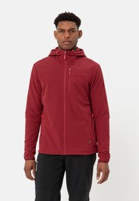 Vaude ELOPE STORM HOODY - Felpa con zip - carmine