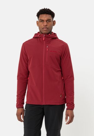 Vaude ELOPE STORM HOODY - Felpa con zip - carmine