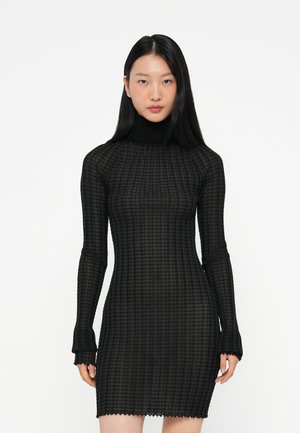ALBA SHOW - Gebreide jurk - black