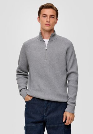 s.Oliver Strickpullover - grau meliert