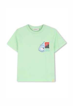 MET KORTE MOUWEN - T-shirt imprimé - vert clair