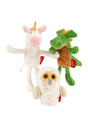 SET 3TLG EINHORN EULE DRACHE - Cuddly toy - mehrfarbig