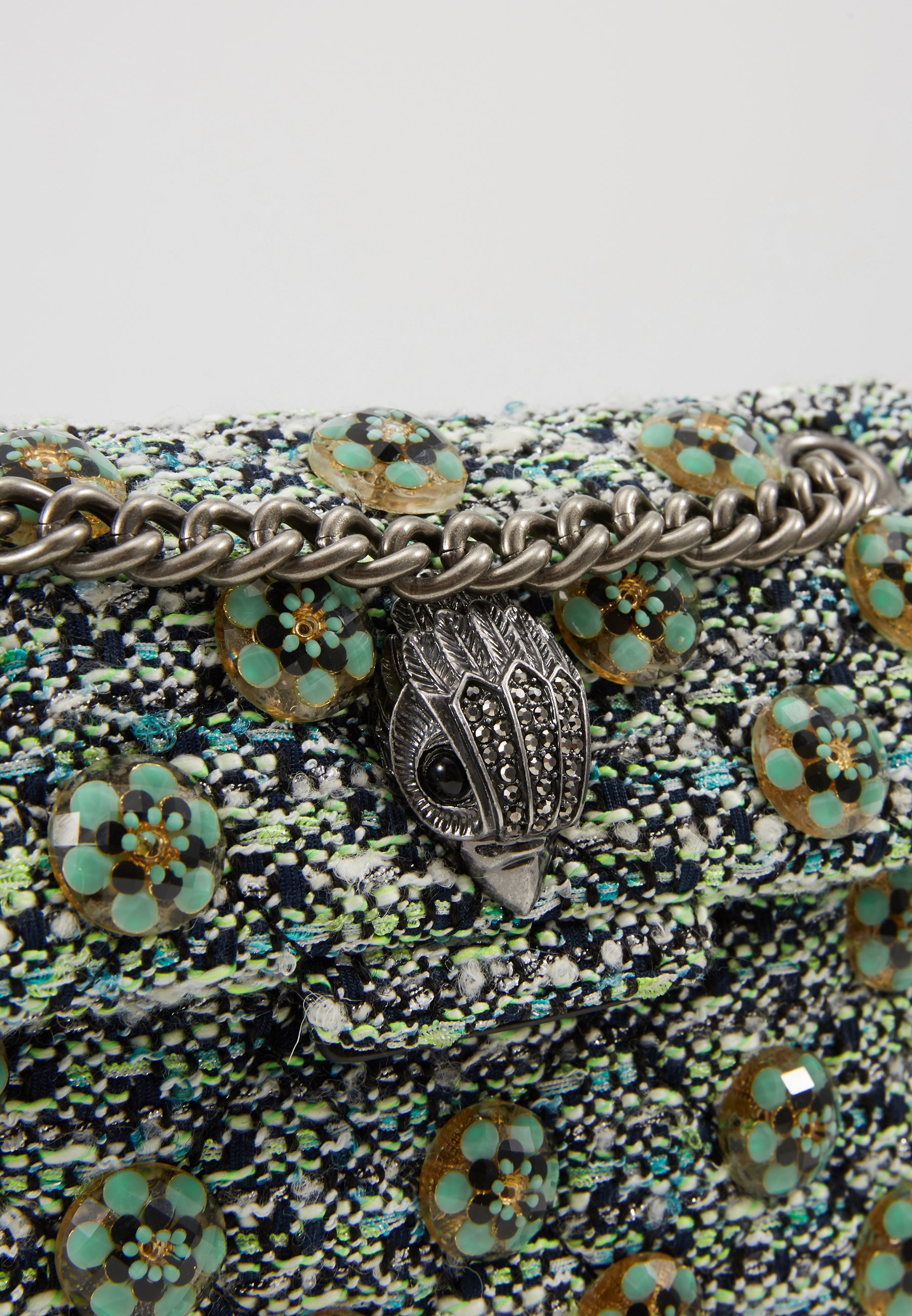 MINI KENSINGTON Skulderveske Kurt Geiger London TWEED MINI KENSINGTON X Skulderveske