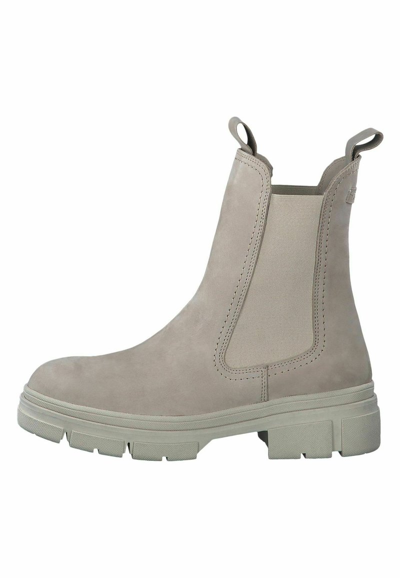 Damen Sneaker | Tamaris Stiefelette taupe nub. uni/beige - DL70066 Damen Sneaker | Tamaris Stiefelette taupe nub. uni/beige - DL70066