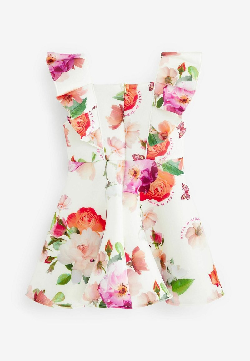 Baker by Ted Baker BAKER BY TED BAKER WHITE FLORAL SCUBA DRESS - Day dress - white - (Pre-owned) - Zalando Baker by Ted Baker BAKER BY TED BAKER WHITE FLORAL SCUBA DRESS - Day dress - white - (Pre-owned) - Zalando